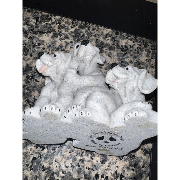 Quarry Critters Dog figurine Petie, Pepe, Pooch Second Nature Design 2001 - Picture 8 of 9